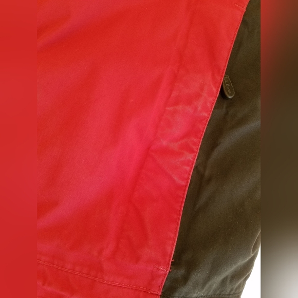 L.L.Bean Men's Ski Jacket Red Black Size Large - Picture 17 of 17